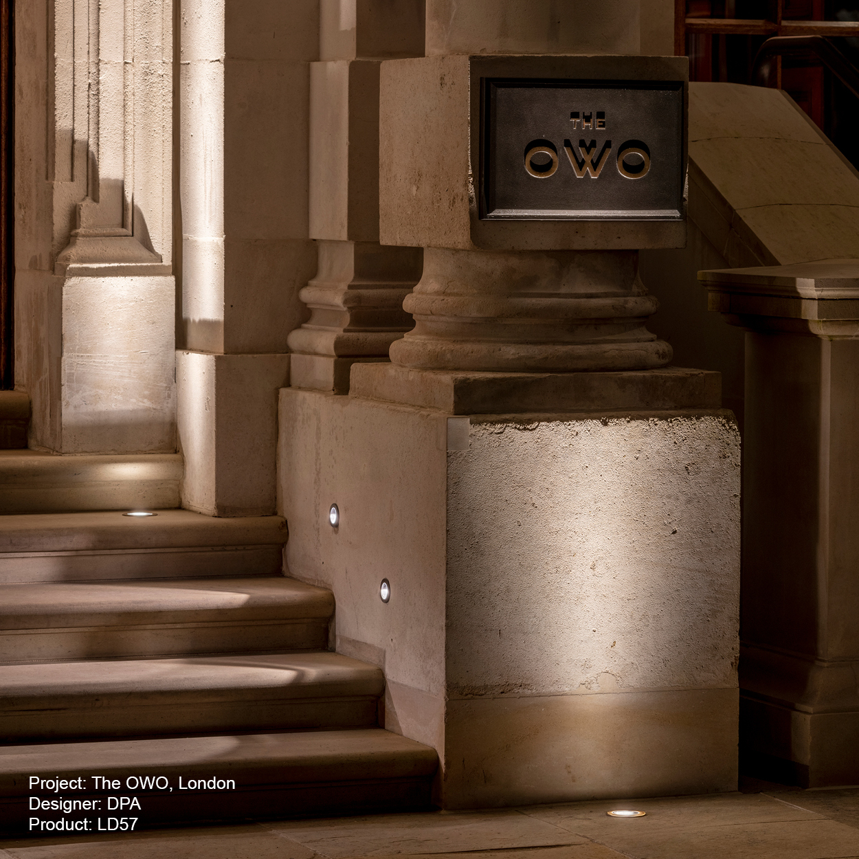 The OWO, London Lightgraphix Creative Lighting Solutions