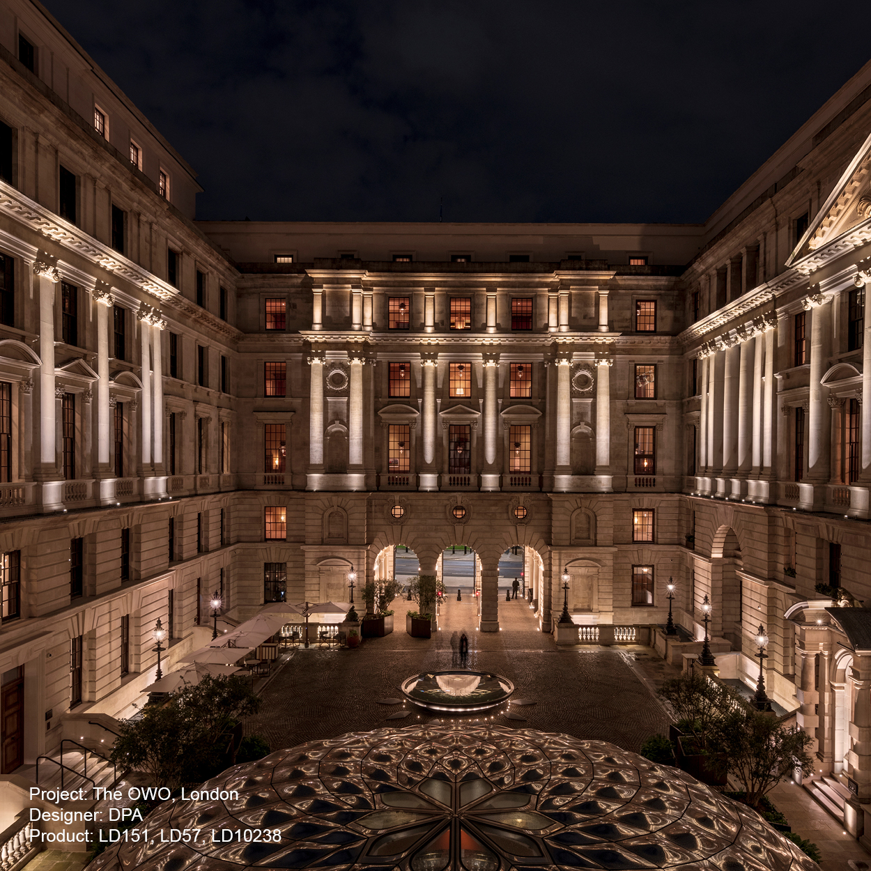 The OWO, London Lightgraphix Creative Lighting Solutions