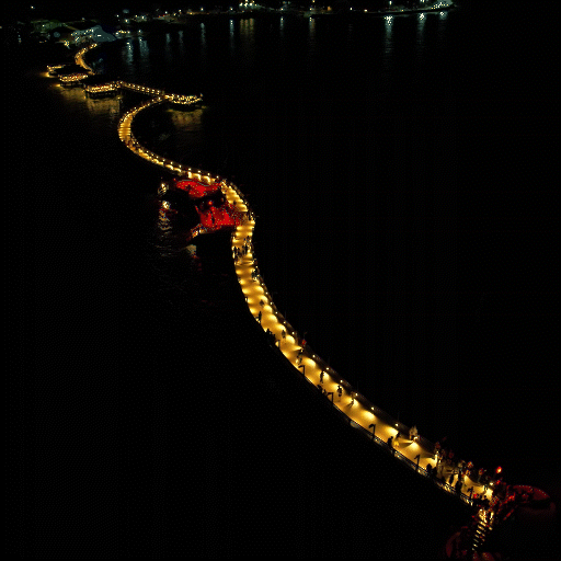 Sabang Boardwalk - Philippines Lightgraphix Creative Lighting Solutions