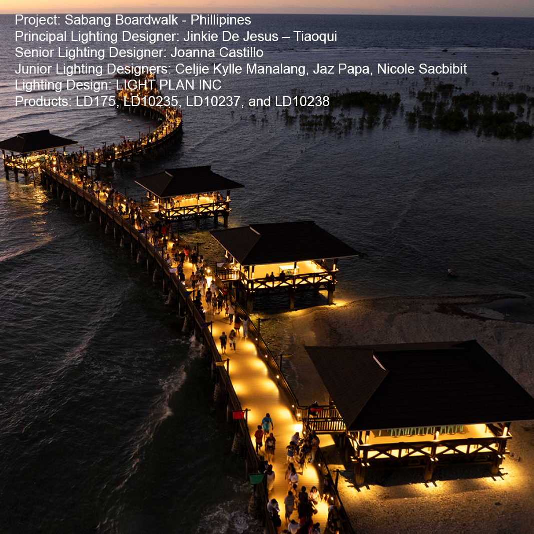 Sabang Boardwalk - Philippines Lightgraphix Creative Lighting Solutions