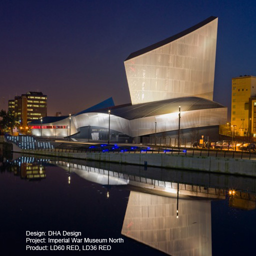 Imperial War Museum North Lightgraphix Creative Lighting Solutions