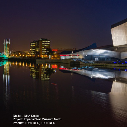 Imperial War Museum North Lightgraphix Creative Lighting Solutions