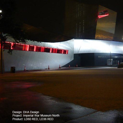 Imperial War Museum North Lightgraphix Creative Lighting Solutions