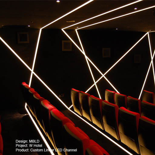 W Hotel, London Lightgraphix Creative Lighting Solutions