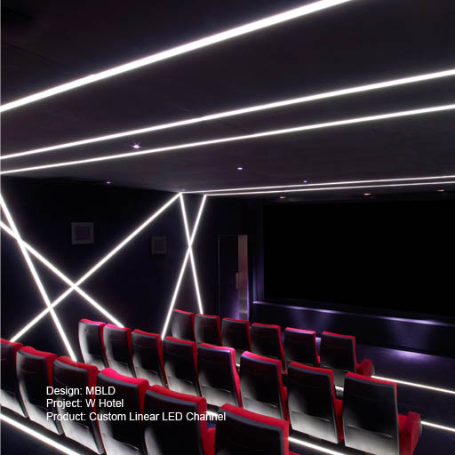 W Hotel, London Lightgraphix Creative Lighting Solutions