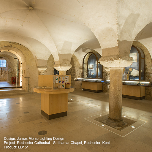 Rochester Cathedral - St Ithamar Chapel Lightgraphix Creative Lighting Solutions