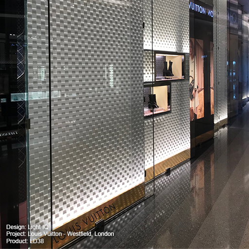 Louis Vuitton, Westfield, London Lightgraphix Creative Lighting Solutions