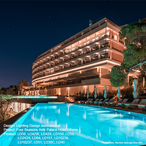 Four Seasons Astir Palace Hotel. Athens, Greece Lightgraphix Creative Lighting Solutions