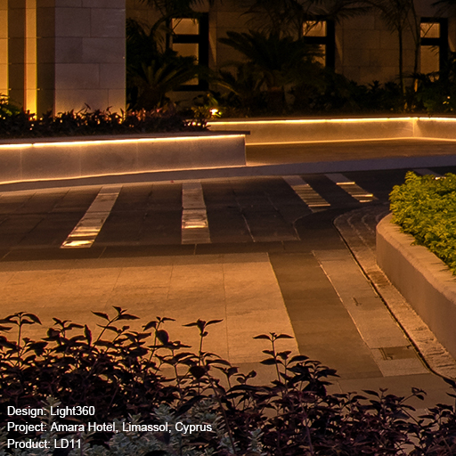 Amara Hotel. Limassol, Cyprus Lightgraphix Creative Lighting Solutions